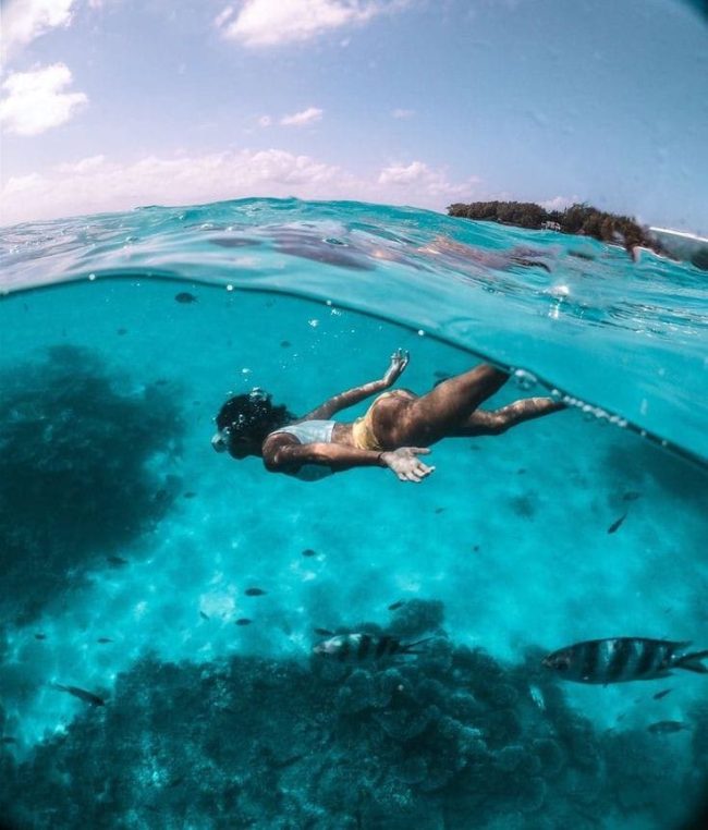 snorkeling fiji