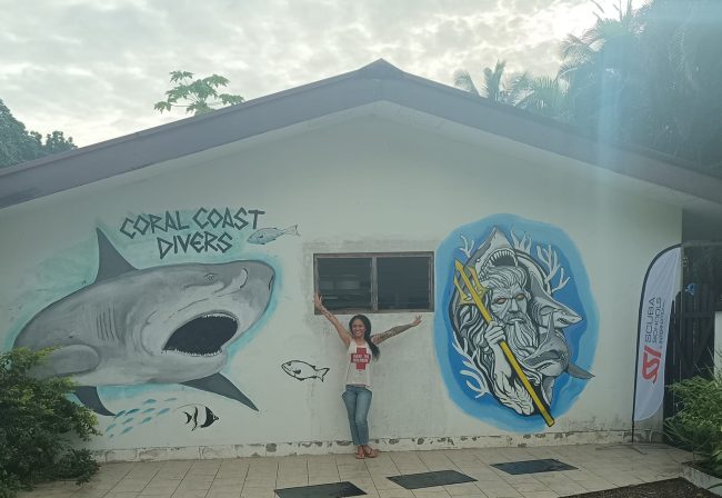 Coral Coast Divers wall mural