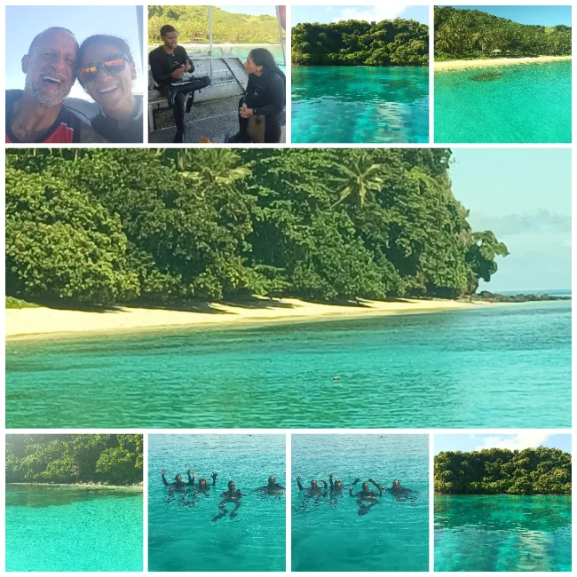 a day of rescue training in Fiji