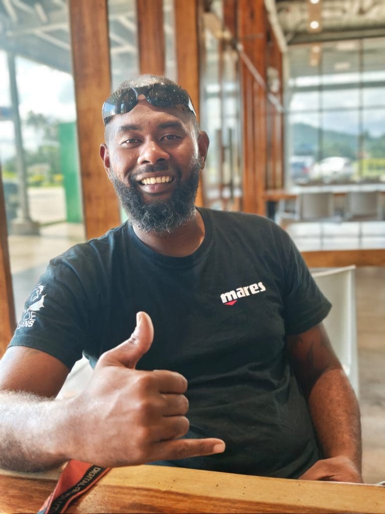 Mosese Verebasaga, SSI Open Water Instructor & Shark Dive Safety Diver