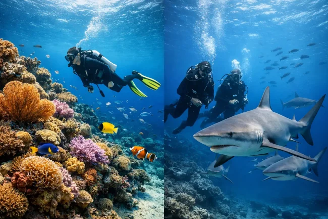 Reef Dives or Shark Dives? What Fits You