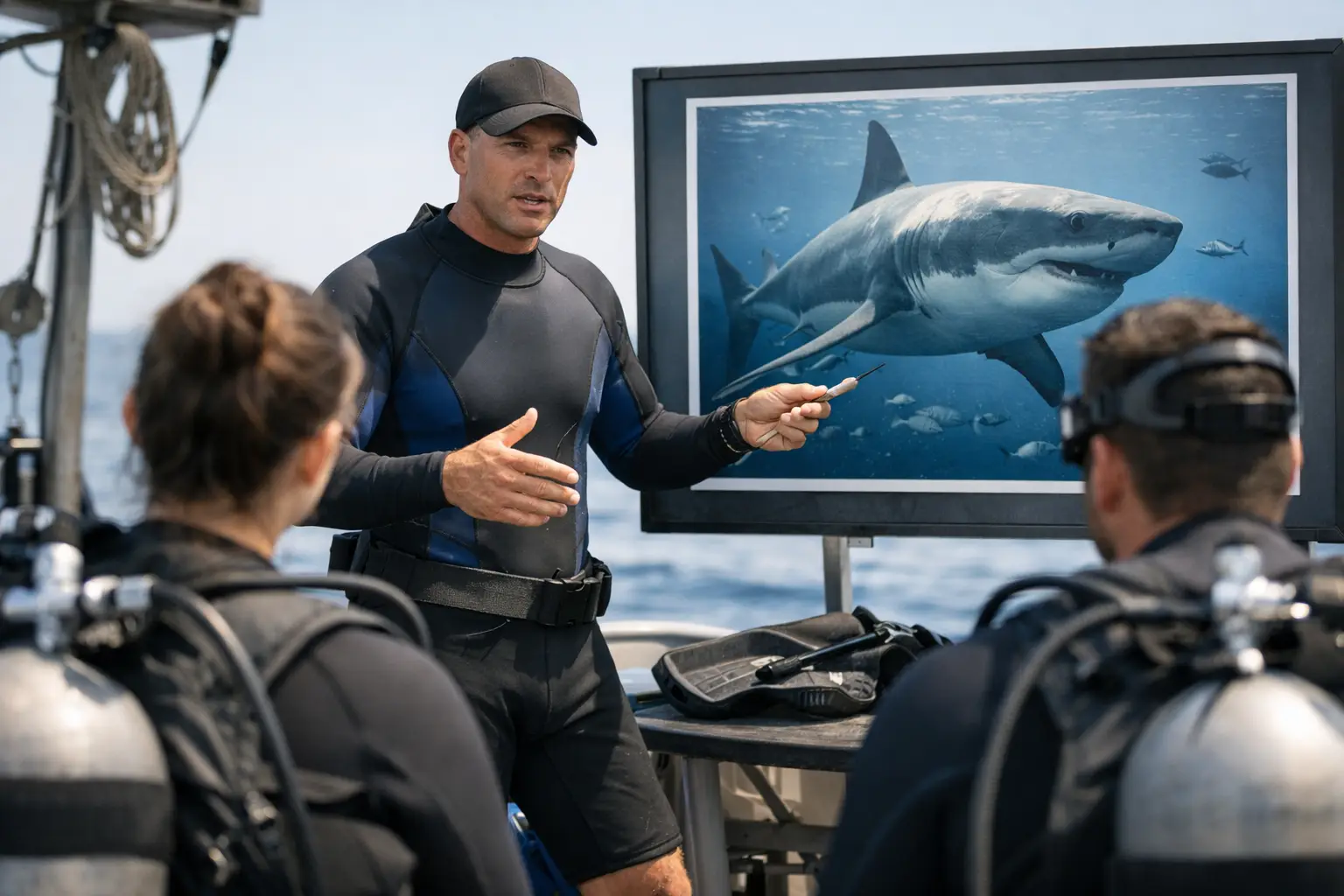 Shark Behaviour Briefing Example for Divers Shark Behaviour Briefing Example for Divers