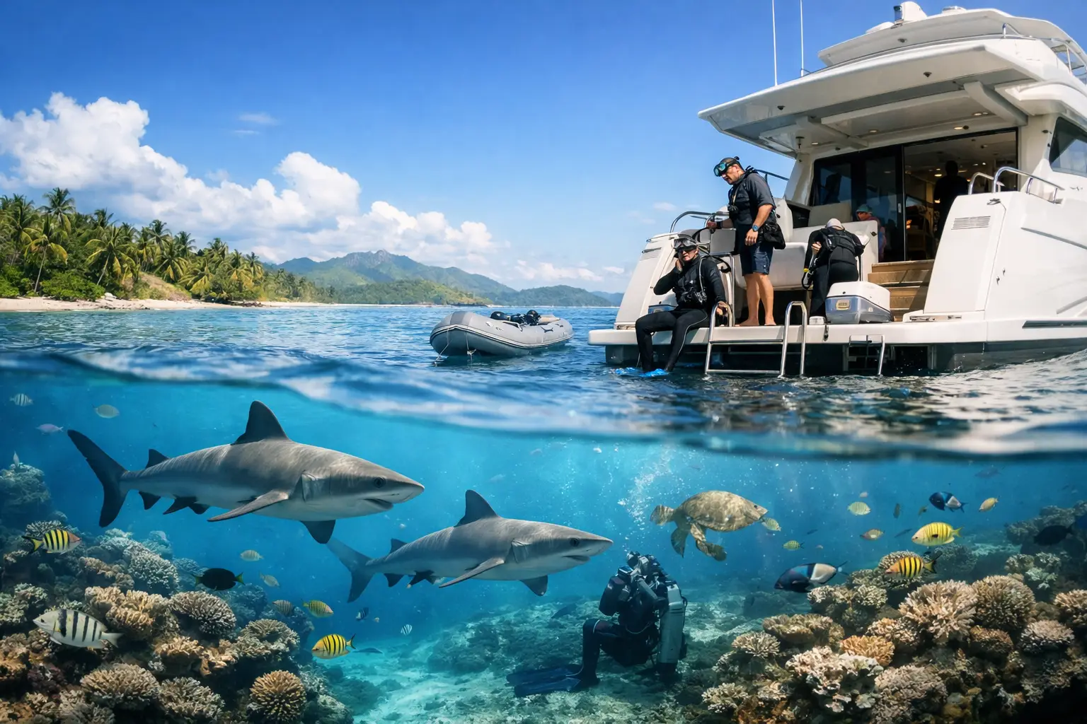 How to Book Private Dive Charters in Fiji
