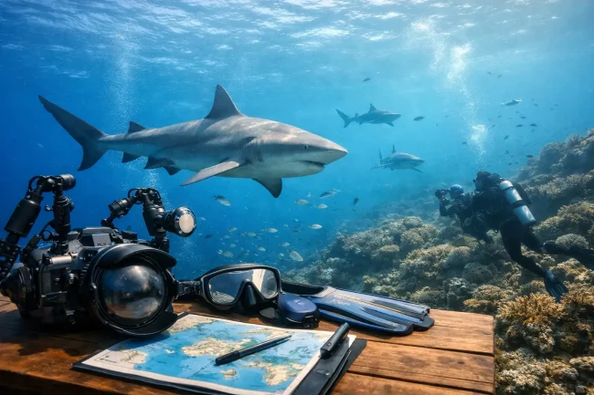 How to Plan Shark Photography for Fiji Diving
