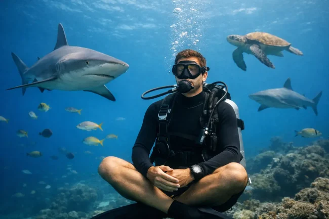 How to Stay Calm Underwater and Dive Better