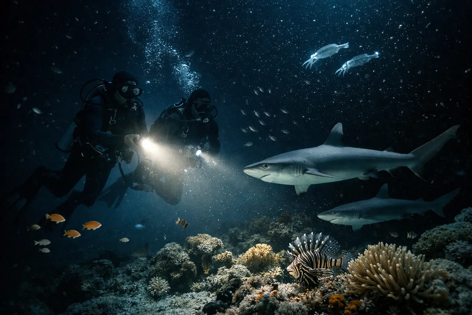 Are Night Dives Suitable for Beginners?